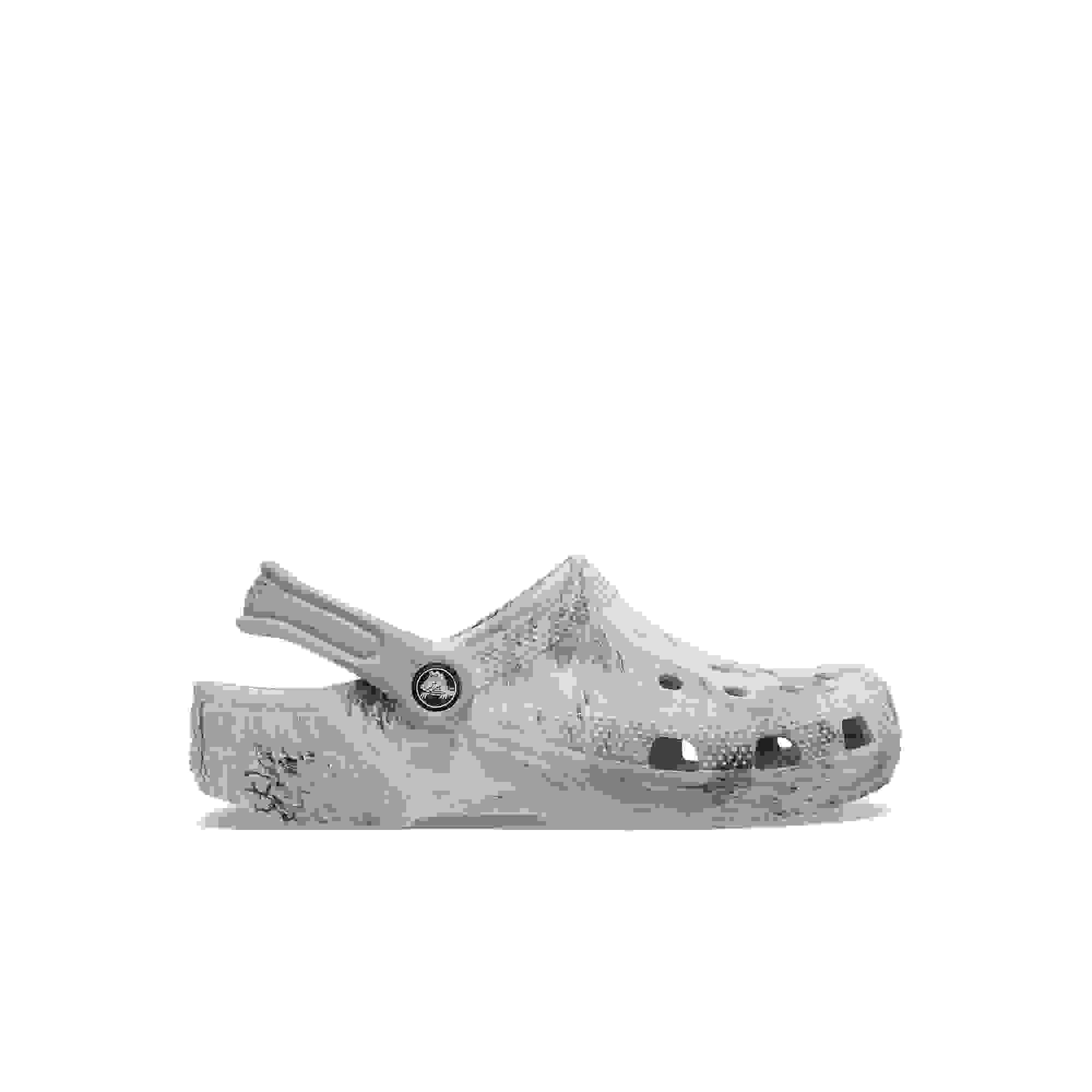 Crocs Classic Watercolor Marbled Preschool Boys' "Grey" Clog